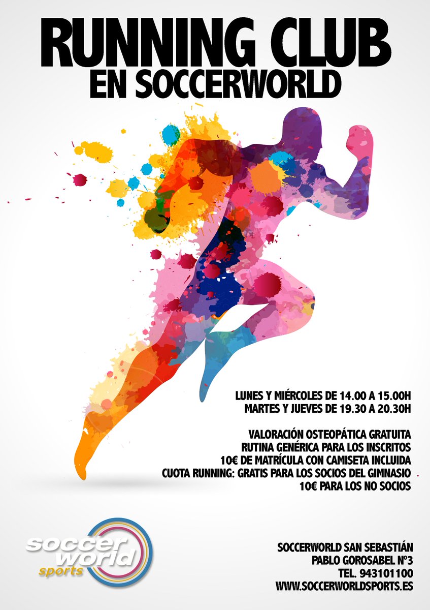 soccerdonosti's tweet photo. ¡Apúntate a nuestro #running club! #Donosti https://t.co/qyQ2B7c2xZ