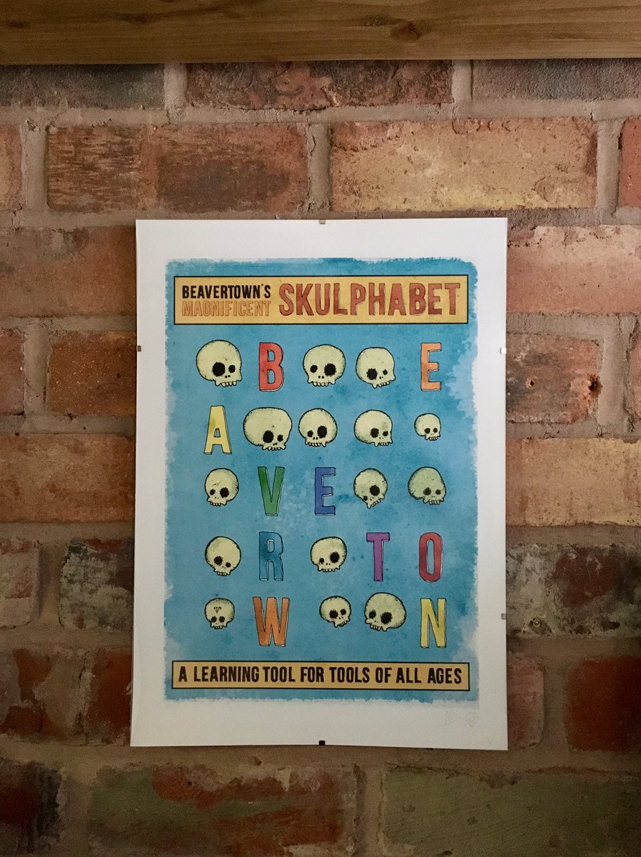 BeerDronfield's tweet photo. @BeavertownBeer @njcdwyer art on the wall. Grab a can, stroke your chin and admire https://t.co/V3V2mWzUrV