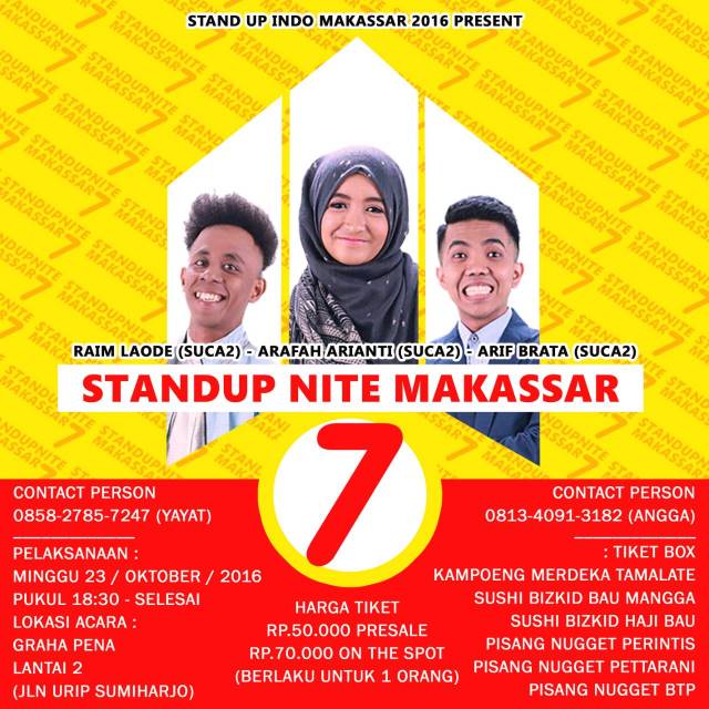 Apanajiii anakk mudaaa? Hajaarrrrgondrooongggg!!!! <a href="/StandUpIndoMKSR/">StandUpIndoMKSR</a>
