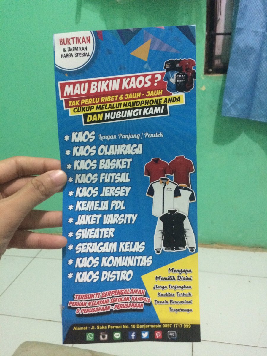 Mau bikin kaos? Disini tempatnya #08971717999