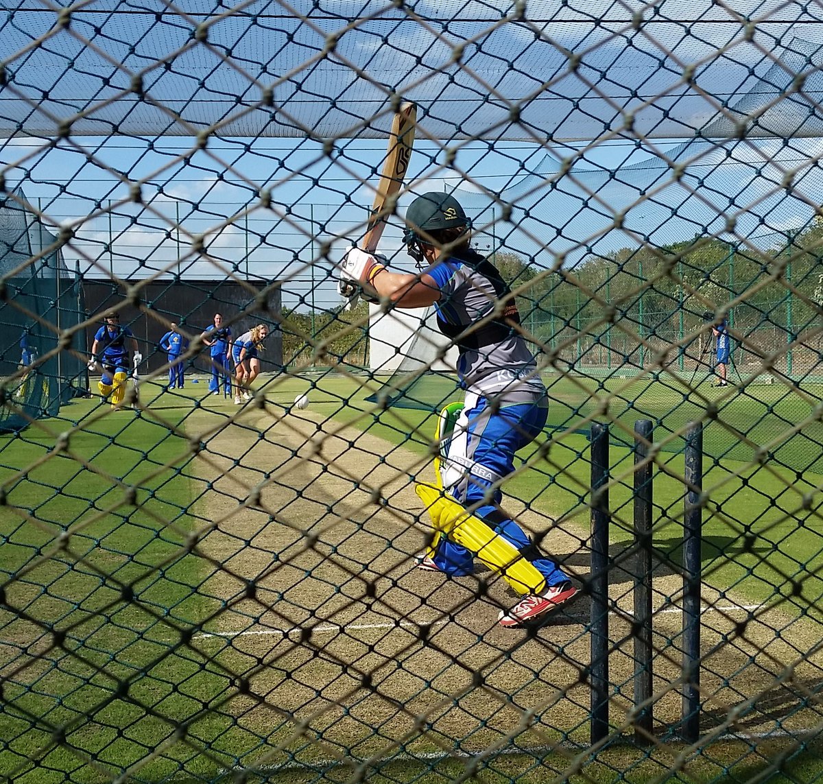 AusWomenCricket's tweet photo. Nicole Bolton keeps a close eye on a Holly Ferling thunderbolt #SLvAUS https://t.co/Am5SamGt82