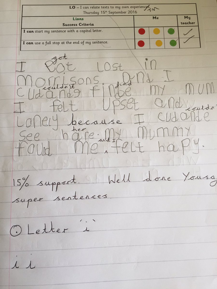 Miss_Key6's tweet photo. In our writing this week we wrote about a time we were lost and we wrote a recount for part of the story! #literacy https://t.co/CuodrHelII