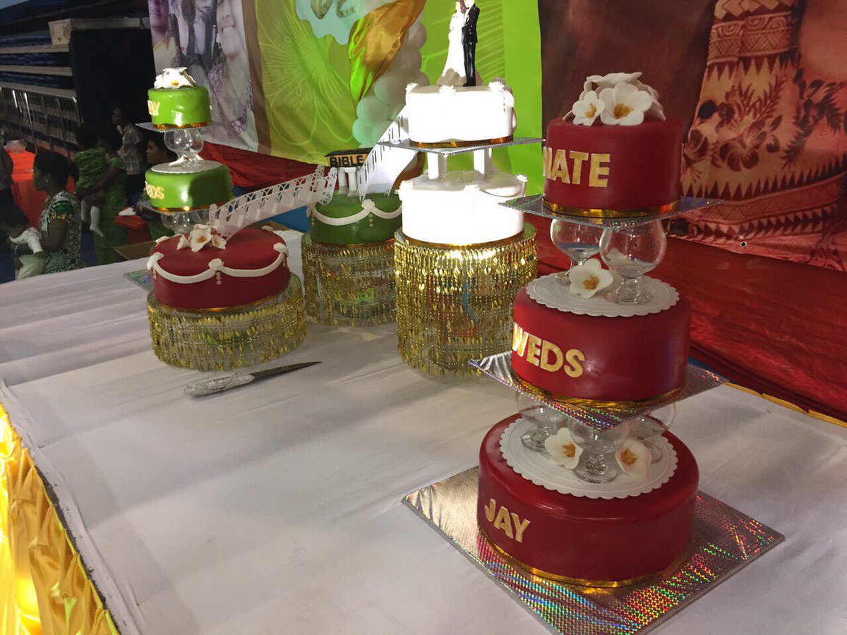 souls2Jesus's tweet photo. Wedding cakes #BLESSING #JESUS #JehovahJireh #fiji #NCF #colourful #bright #wedding #Fiji #Islanders #NCF #VULAONO https://t.co/wy2RMZROPu