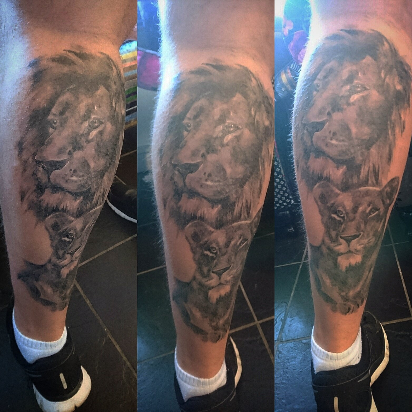 leg lion tattoo design in 3D - Design of TattoosDesign of Tattoos