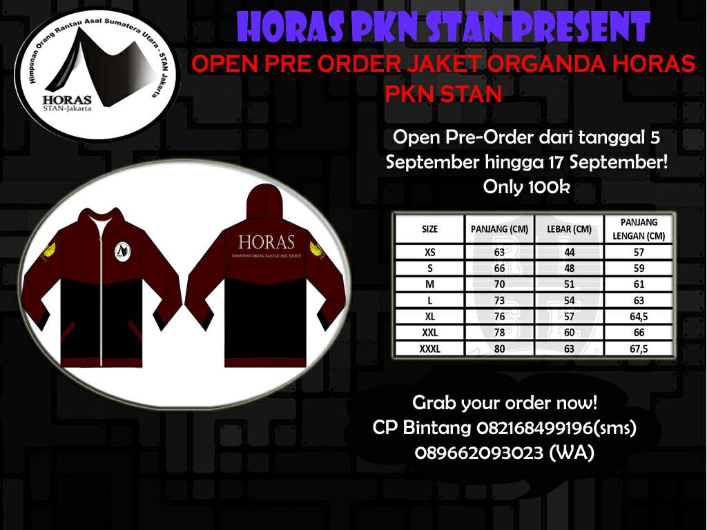 Keren kan teman2, jangan lupa yaa PO paling lama BESOK sewaktu #GathHORASPKNSTAN :)