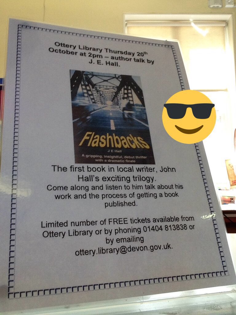 Tune in to the author talk on the 20th of October to meet and greet John Hall!