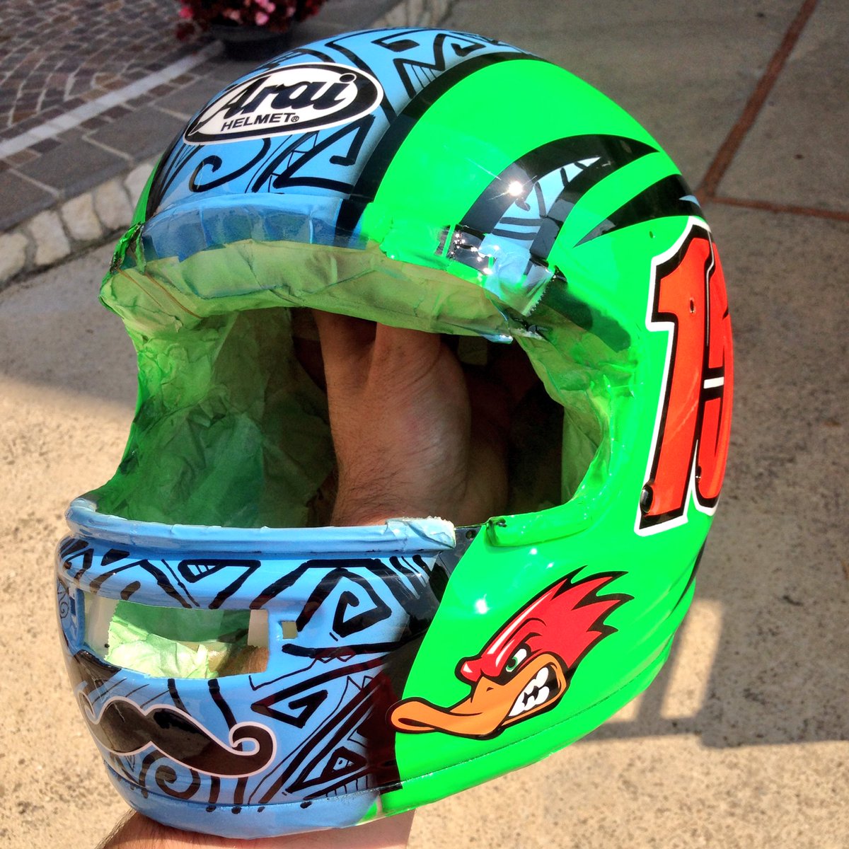 jsd_olivieri's tweet photo. Arai chaser V per Alfonso Coppola #sbk #europeanjuniorcup #jsd #pickjsdcolours #jokerstudiodesign https://t.co/v92Fa7EfCP