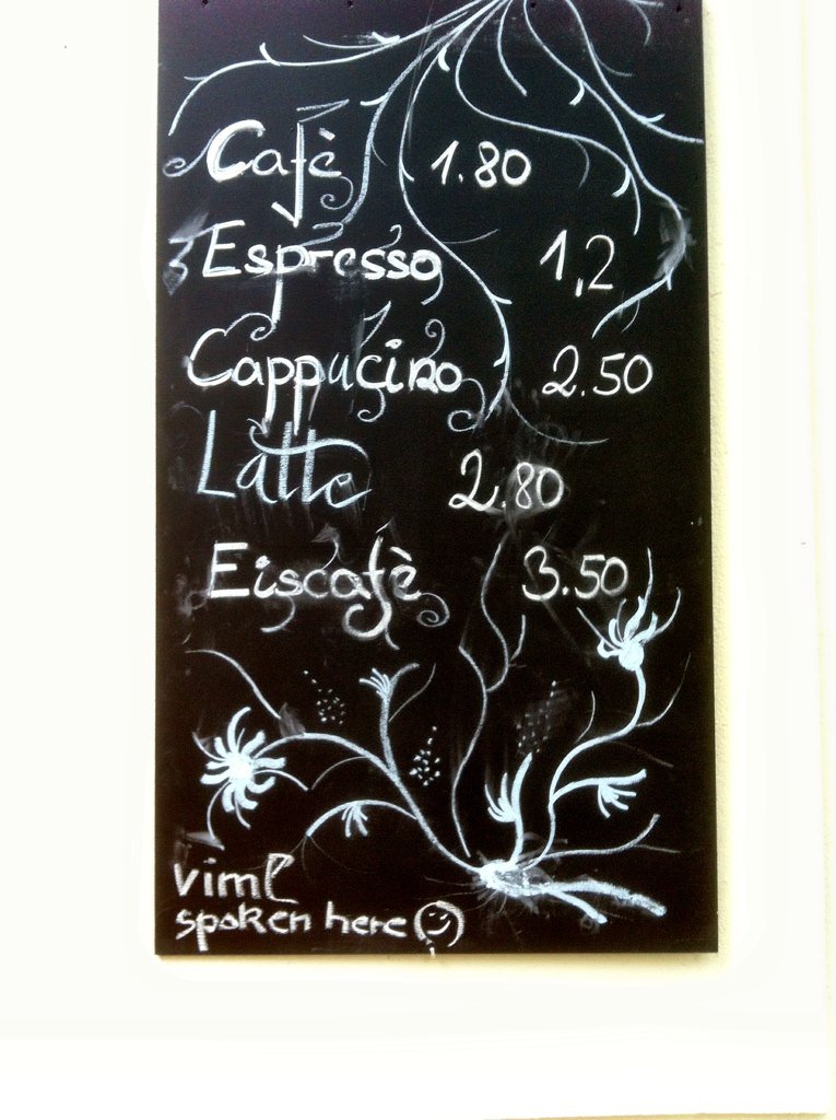 vim_fest's tweet photo. The first cafe where you can order in #viml - it's the first #vimcafe https://t.co/DaTHoZWs0J