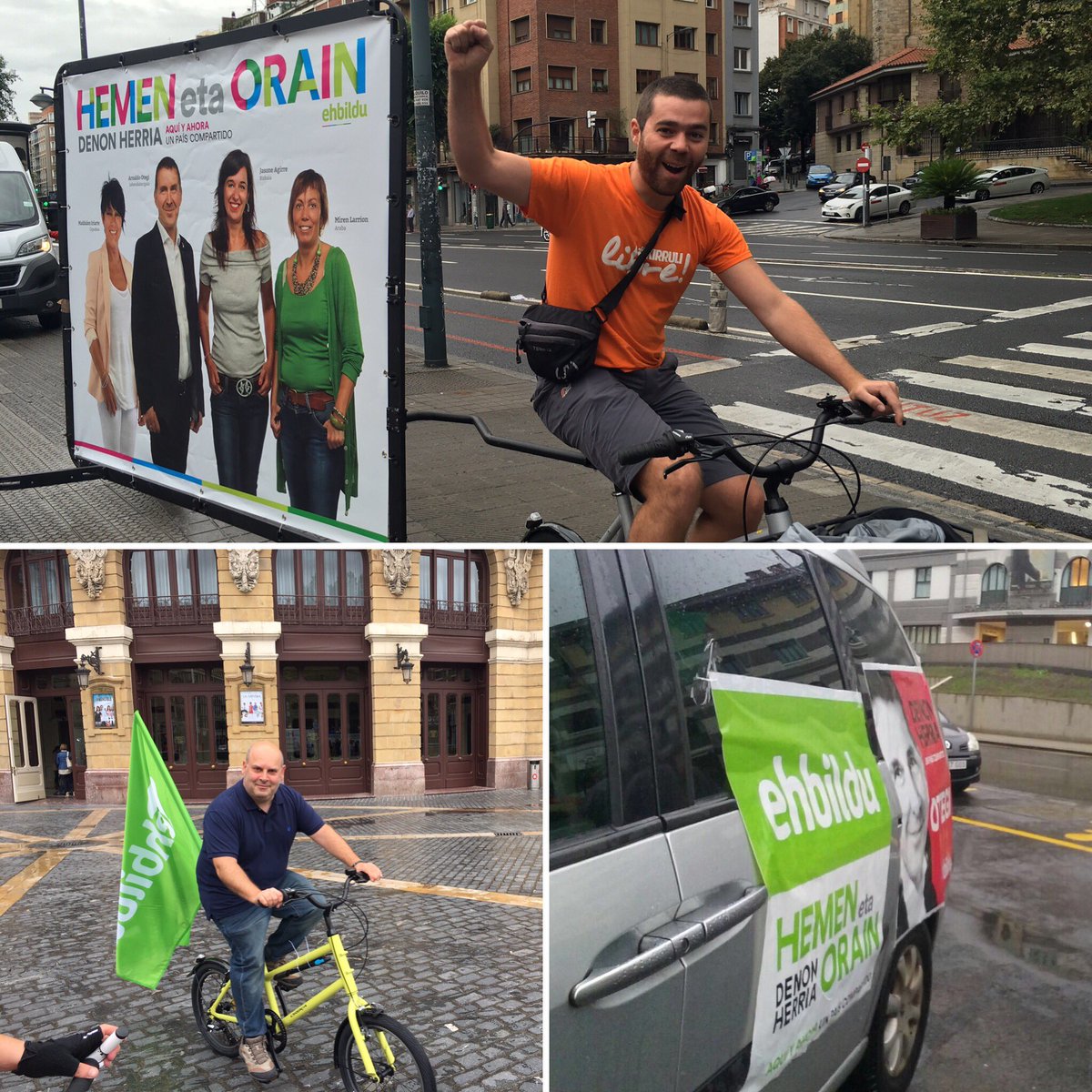 ehbildu's tweet photo. Oinez, bizikletaz, kotxez, autobusez edo piraguan.
Gaur arratsaldean denok Miribillara! #I17Miribilla
#HemenetaOrain https://t.co/ISUZm6tAib