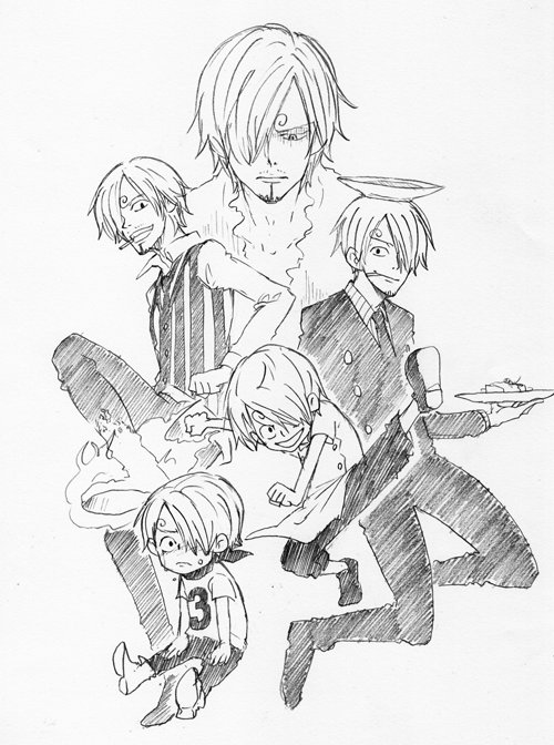 帳 サンジの生い立ちや今置かれている状況はすごく辛いけど 全部ひっくるめてサンジが好きだ 早く笑顔のサンジが見たい という想いを込めて