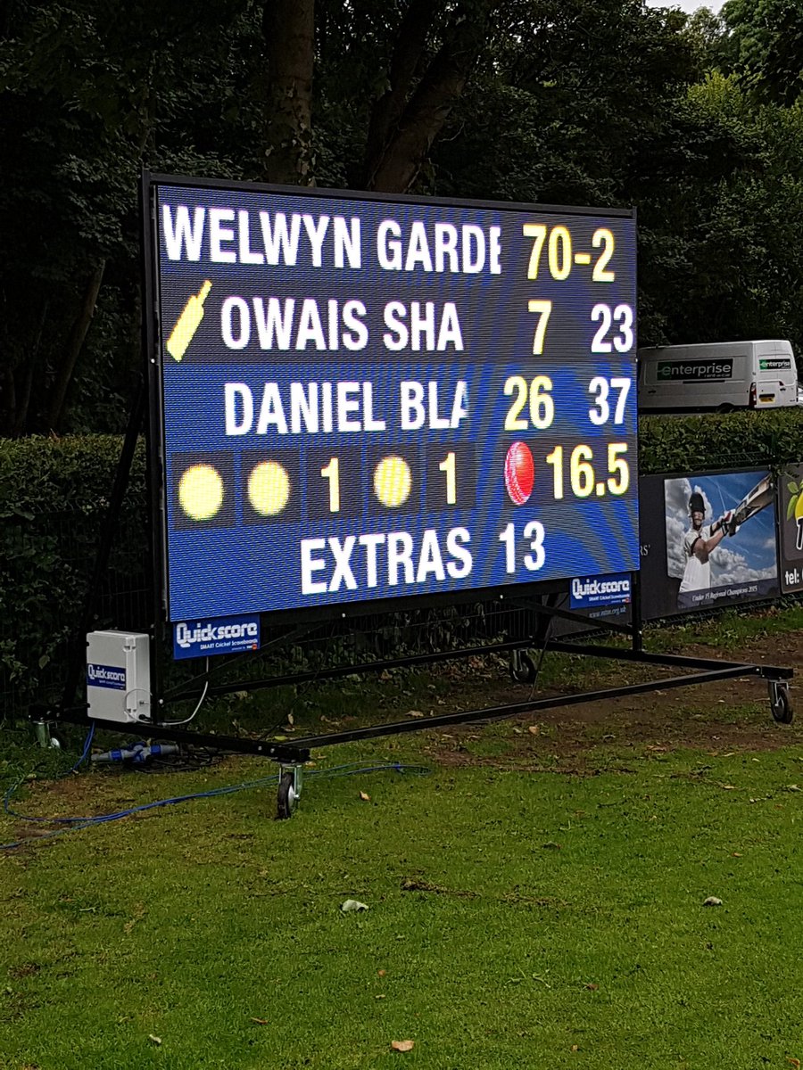 quickscoreltd's tweet image. Saracen Herts Final @hertscricket @radlettcc @WelwynBees #Cricket @CricHQ #quickscore