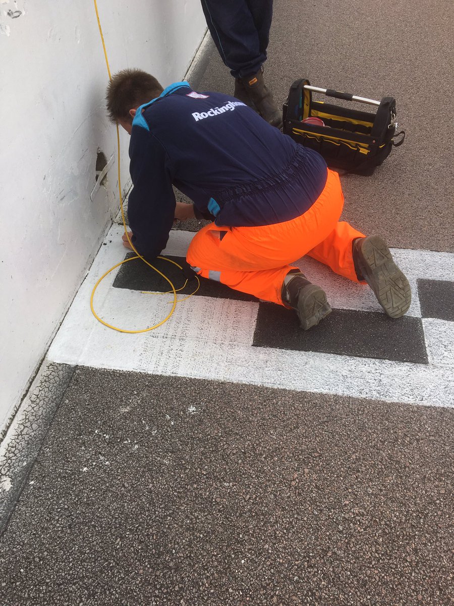RockinghamUK's tweet photo. While everyone is enjoying their @SimpsonCatering lunch, there's no rest for the @RockinghamUK safety team! https://t.co/7DYOcoOIgj