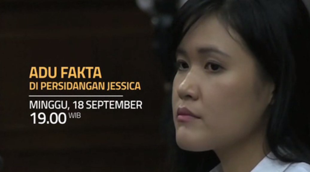 KompasTV's tweet photo. Perdebatan dlm sidang kopi bersianida makin memanas. Nonton Adu Fakta di Persidangan Jessica besok pkl 19.00 WIB https://t.co/nRgjjcRcOS