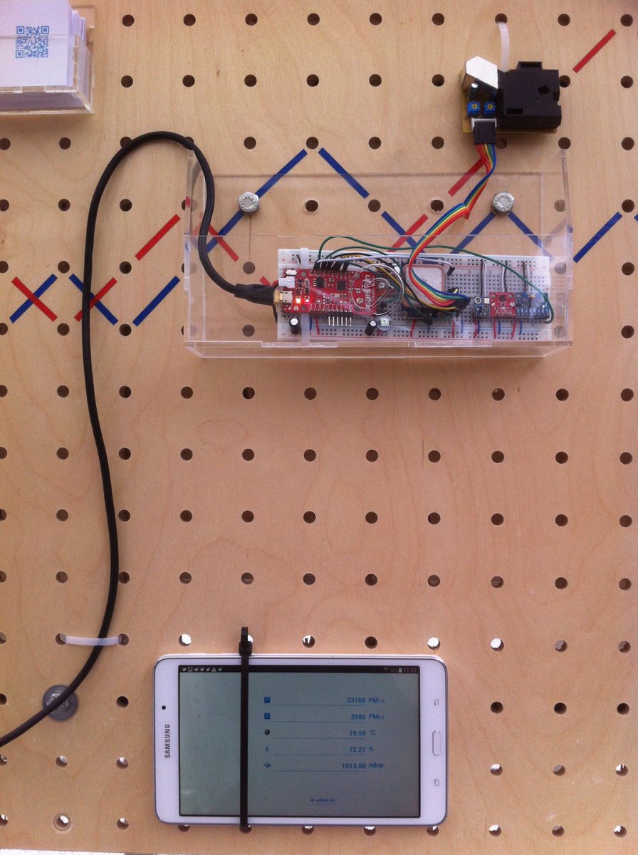 ik_adem's tweet photo. ADEM prototype meet fijnstof op #cultuurmarkt #kouter Gent #ikadem https://t.co/z5jVovpzT6