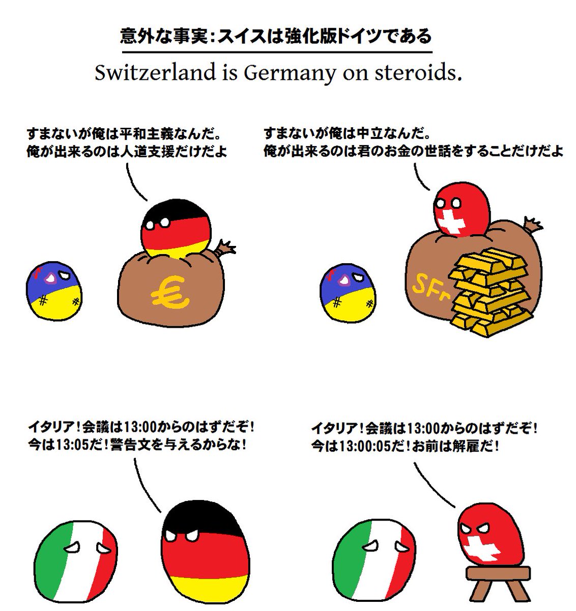 ラトビア スイスは強化版ドイツである ポーランドボール Polandball T Co Oo8xhc1opf Twitter