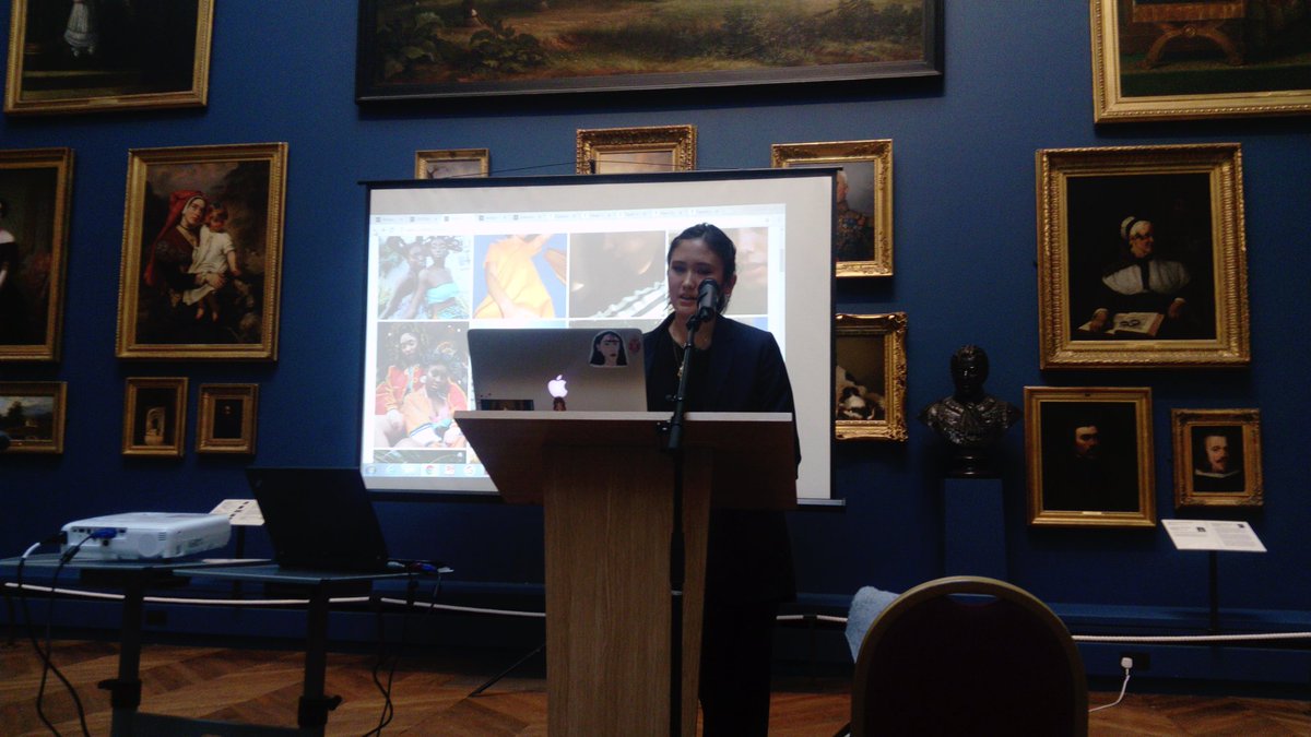Em_Athena's tweet photo. interesting talk by inspiring Erika Bowes. Check out her mag https://t.co/LnD7QcTthn @TheBowesMuseum #NorthernSole https://t.co/9ygG64EMWJ