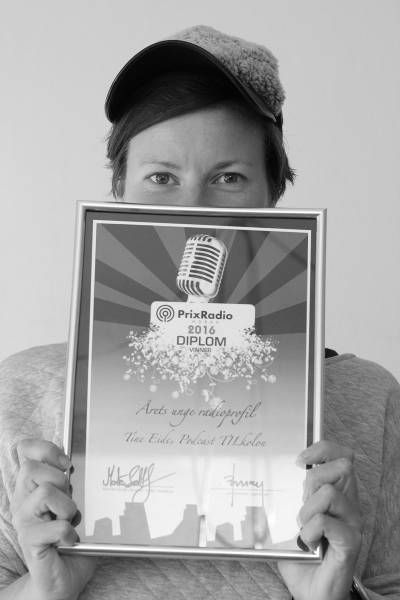 Tine er:
1/ Halve TILkolon.
2/ Årets radiotalent 2016!

Hurra! Framgrunnsradio frå undergrunnen!
#prixradio