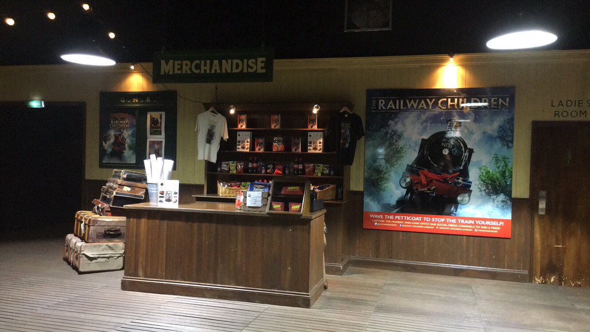 Entering the 'station' for The Railway Children at <a href="/kxtheatre/">King's Cross Theatre</a>. Looks amazing