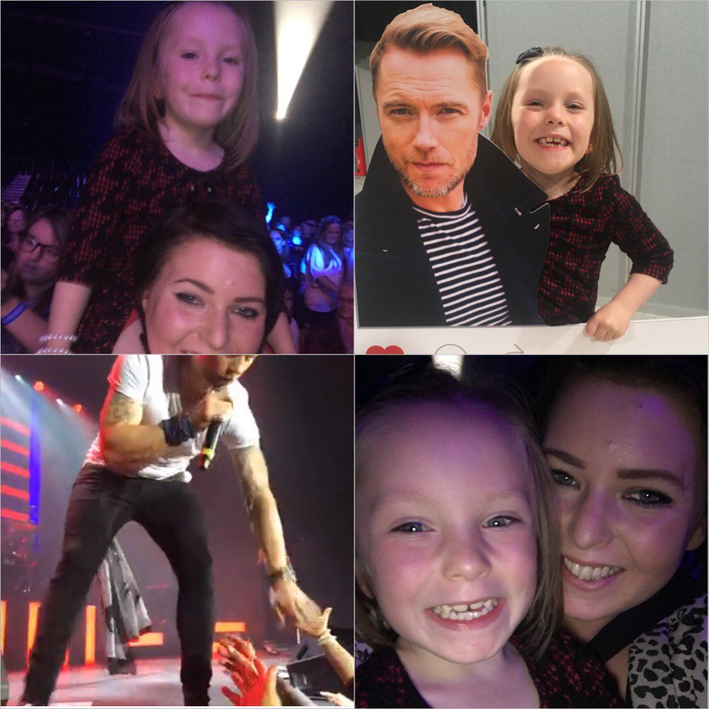 TWMPScents's tweet photo. thank you @ronanofficial for a fab show last night. This was Hollie's 1st tour and she loved it! @Storm_Keating https://t.co/0DWAwnpyV9