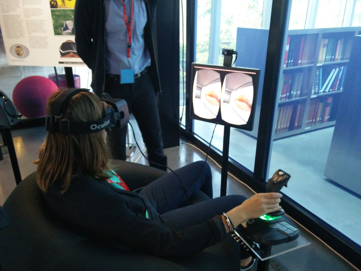 BVallauri's tweet photo. #OculusRift , Docgame @Classe1914, impression #3D patrimoine, table tactiles. En place pour les @JEP au @archives35 https://t.co/hDd60KR2Mx