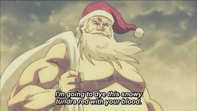 MaroPlays's tweet photo. Anime, der einzige Ort an dem Santa ein krasser Typ ist #santa #anime https://t.co/JJvZNCRvdJ