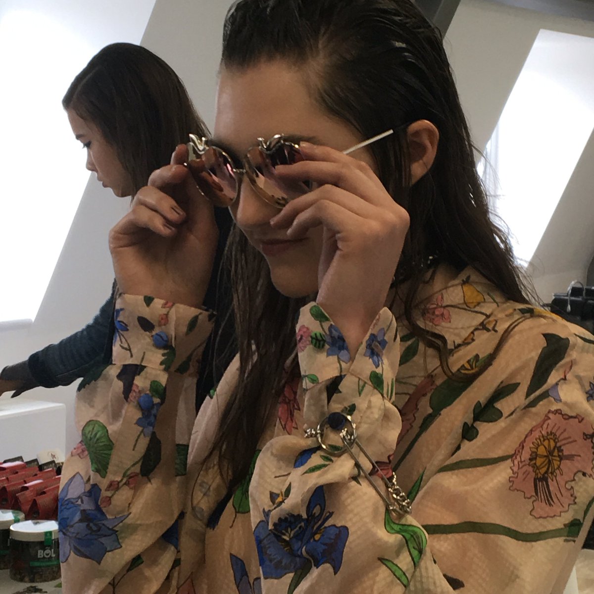 ORLYBeautyUK's tweet photo. Gorgeous collection from @markuslupfer with ORLY Negative Geometric nails at LFW #MLSS17 #SS17 #LFW https://t.co/8jtolSuB5Z