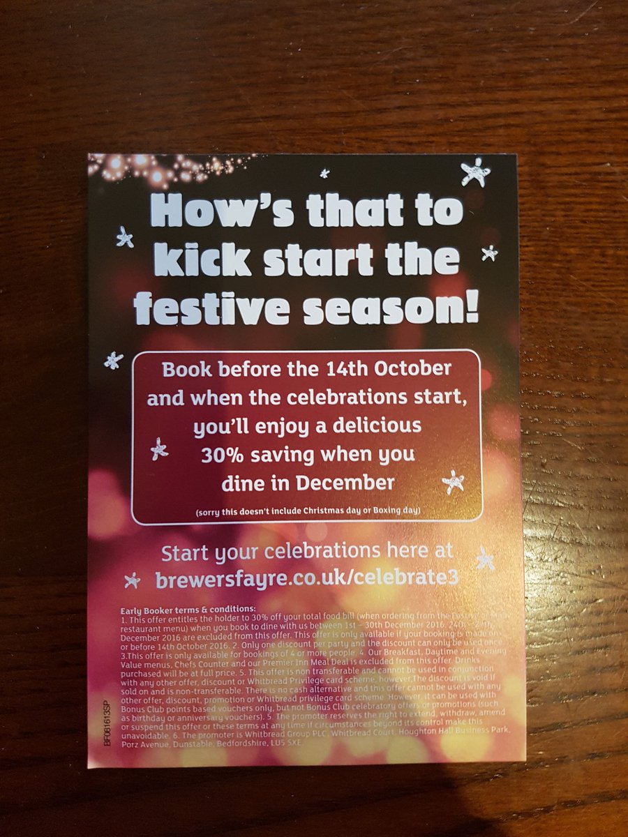 It's early we know, but why not? Let the festivities begin! Visit the website for more details