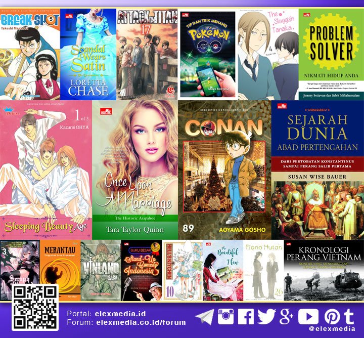 Daftar #BukuBaru dari <a href="/elexmedia/">Elex Media Komputindo</a>