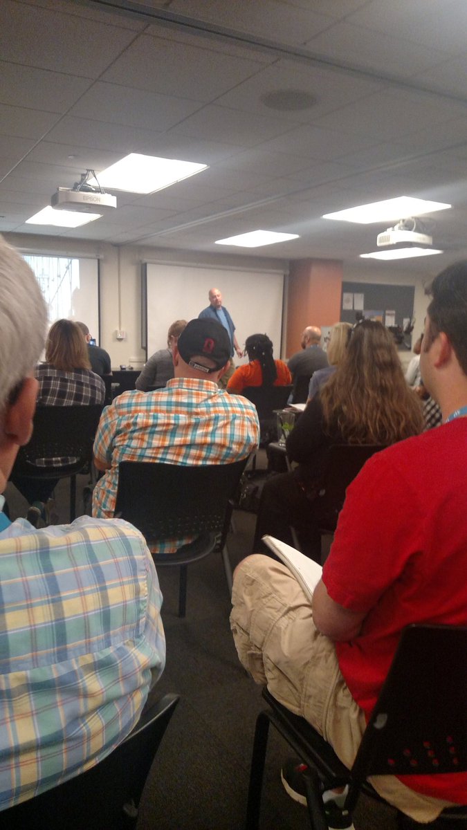 tomcottrill's tweet photo. @rkoffy doing a great job with the keynote. #WCPGH https://t.co/FHD3fNOZHP