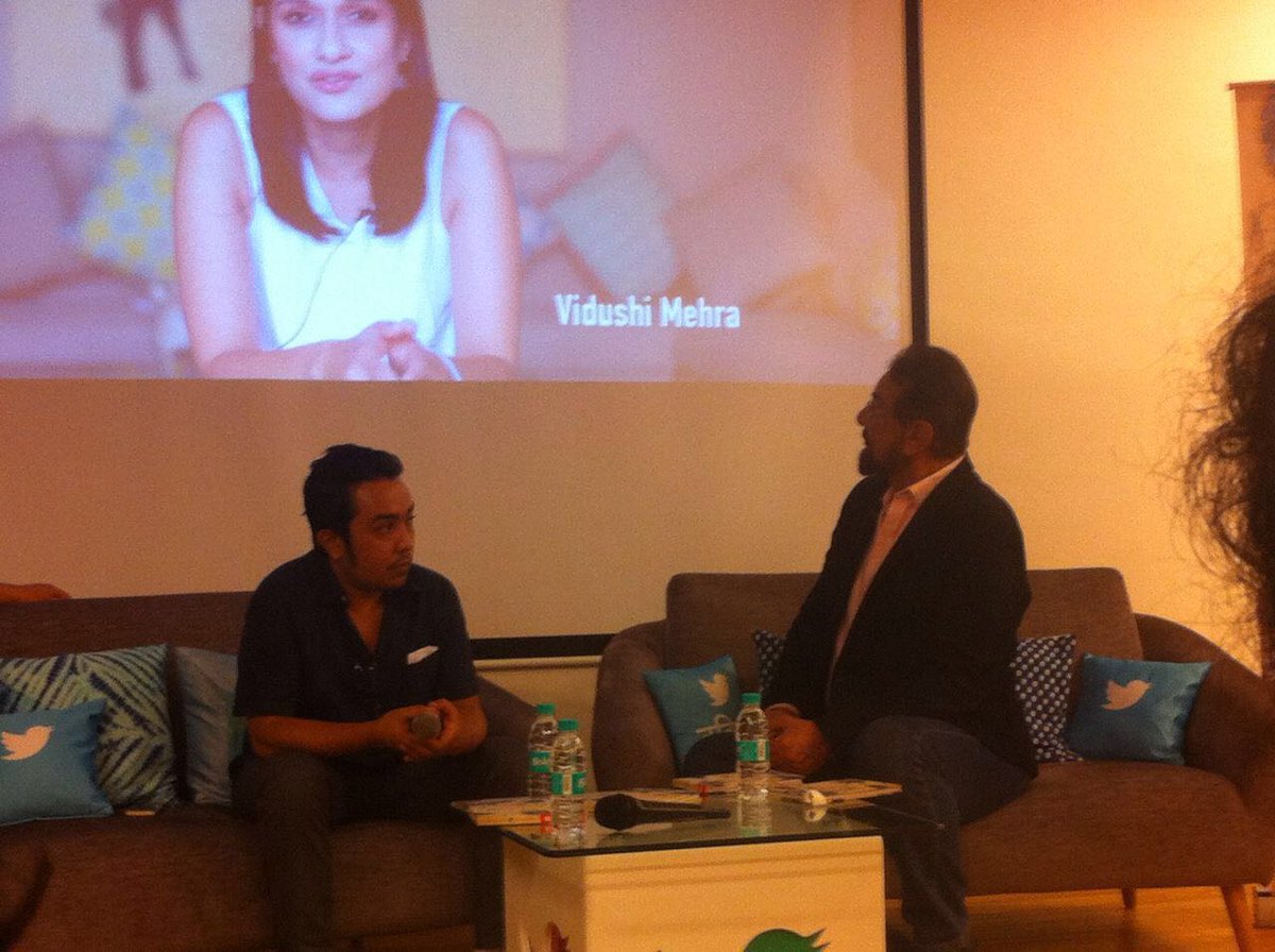 delhiiloveyou's tweet photo. #MyDilliStory video on Pl▶y with ️@TalesOnTweet, @TwitterIndia and @iKabirBedi in Mumbai. 
Such a happy feeling! https://t.co/mth8gG6Sfp