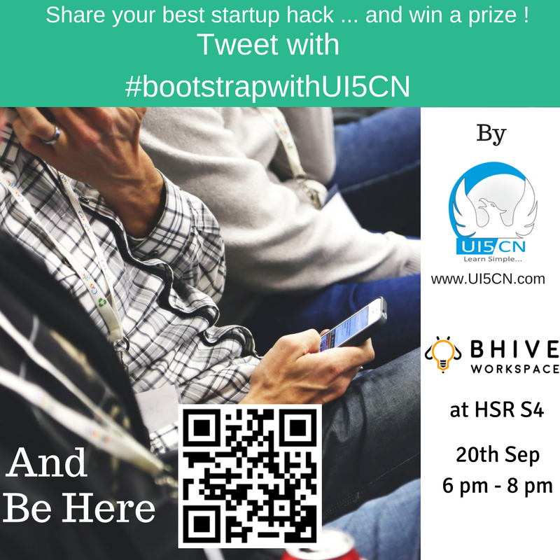iamajaynayak's tweet photo. Share your hack for bootstrapping, there is a prizes for best hack!
#bootstrapwithUI5CN #ui5cn #startup #bootstrap https://t.co/a2spDDhAr0