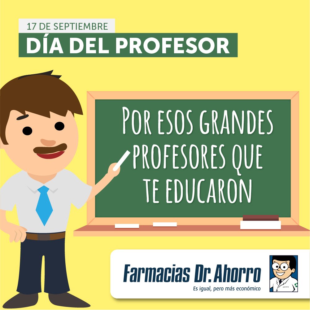 Feliz día a todos los Profesores!