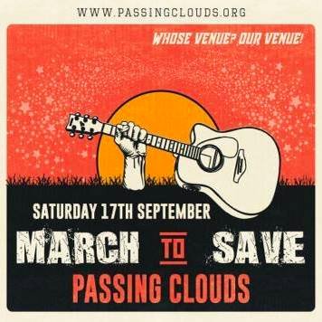REGGAEROAST's tweet image. #SavePassingClouds march today! @passingclouds