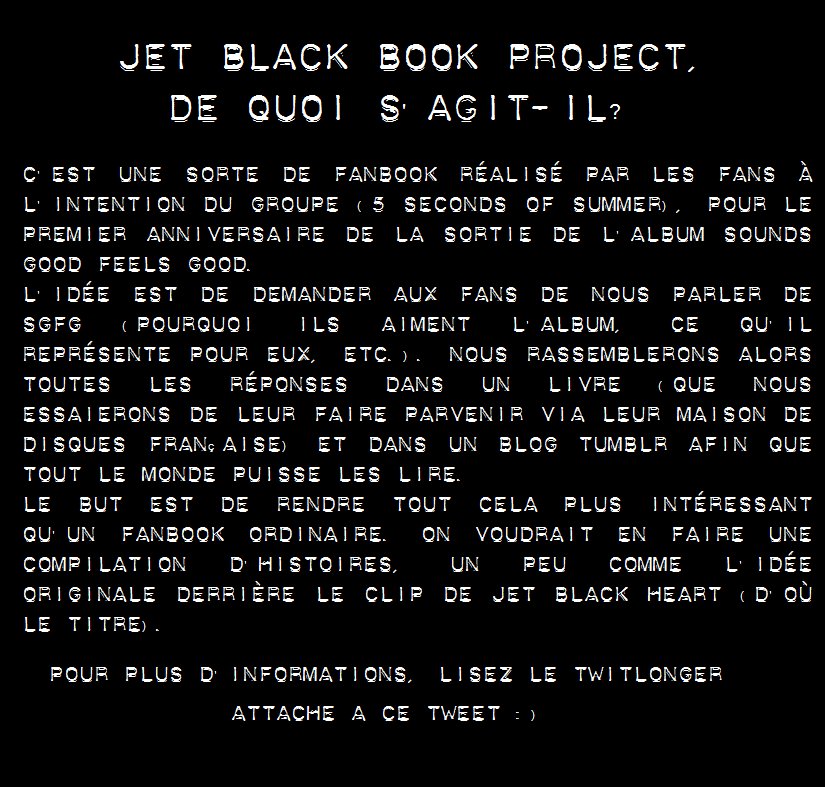 5SOSUpFrance's tweet photo. This is the #JetBlackBookProject https://t.co/Z03bTXcpfb https://t.co/uvJfGauT1W