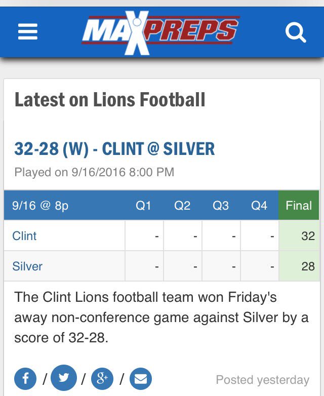 ClintJHS's tweet image. Nice win CHS! #weareclint #feederpattern @SurrattCubs @mvlobos1