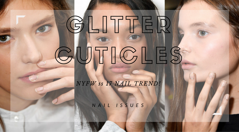 IssueMagazineGR's tweet photo. NYFW Nail Trend: Glitter Cuticles! #NailIssues #GlitterItIs #NYFW https://t.co/QGgEtFNESh https://t.co/I9UlhWfQlA