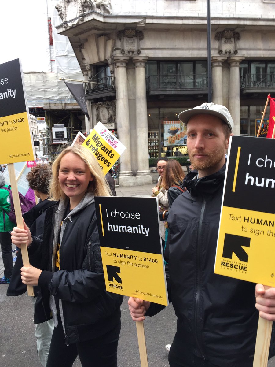 We're here to make #RefugeesWelcome. Pledge your support &amp; find out what we're calling for: humanity.rescue.org