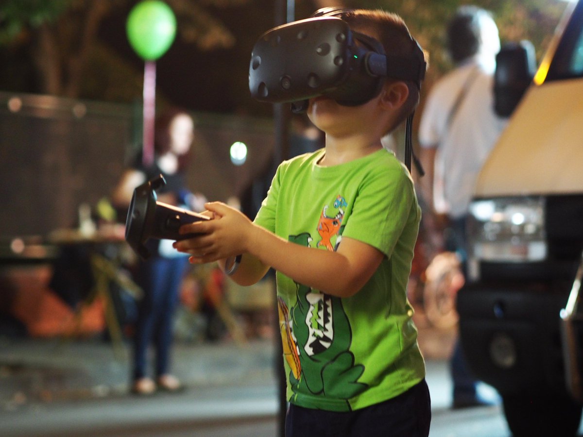 InSpaceVR's tweet image. Our smallest player #VR #HTCvive