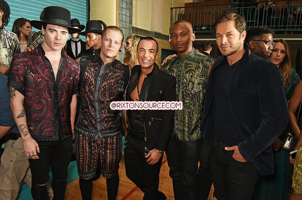 rixtonsourcecom's tweet image. Lewi at the Julien Macdonald show at the Seymour Leisure Centre