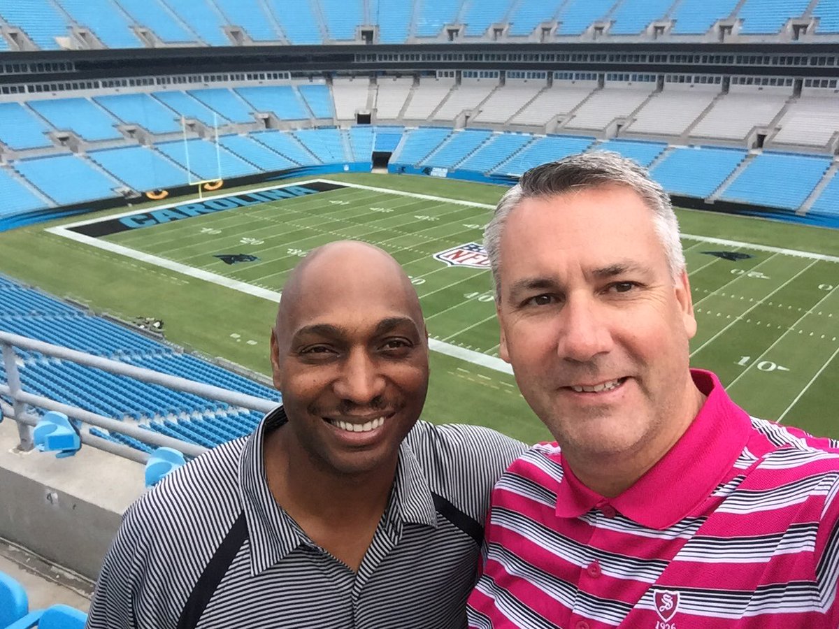 _Tom_Crocker's tweet photo. Home opener tomorrow final walk-throughs best operations manager in football #JeffKelly @delawarenorth @Panthers https://t.co/3SaF2GkUbD