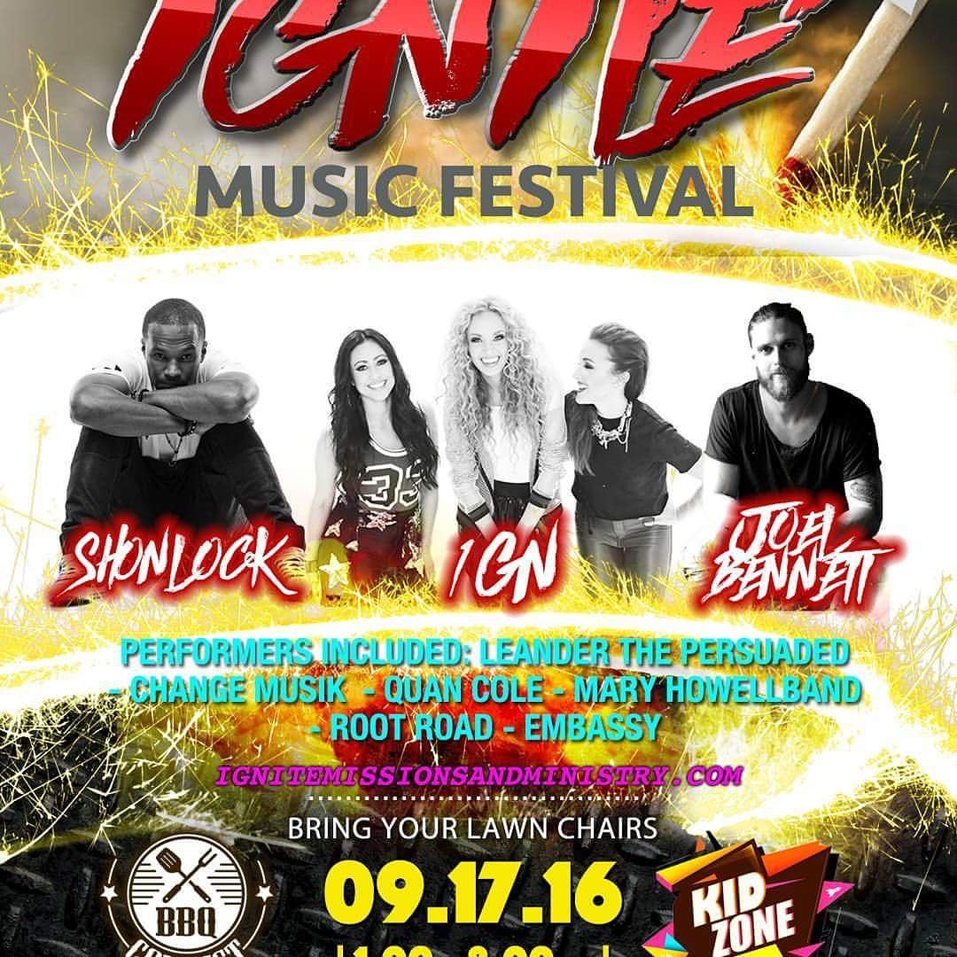TheQuanWick's tweet photo. Today #ignitefest #WoodburyTN Bring your family friends and lawn chairs #chh #christianrock #gospel #RADICALNATION https://t.co/wdrljgkCVd