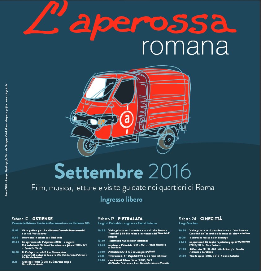 libnantes's tweet photo. Stasera in piazza a #Pietralata arriva #ApeRossa dell'@ArchivioAAMOD. Alle 20:30 il corto con #liberinantes https://t.co/gQRTsSfe0S