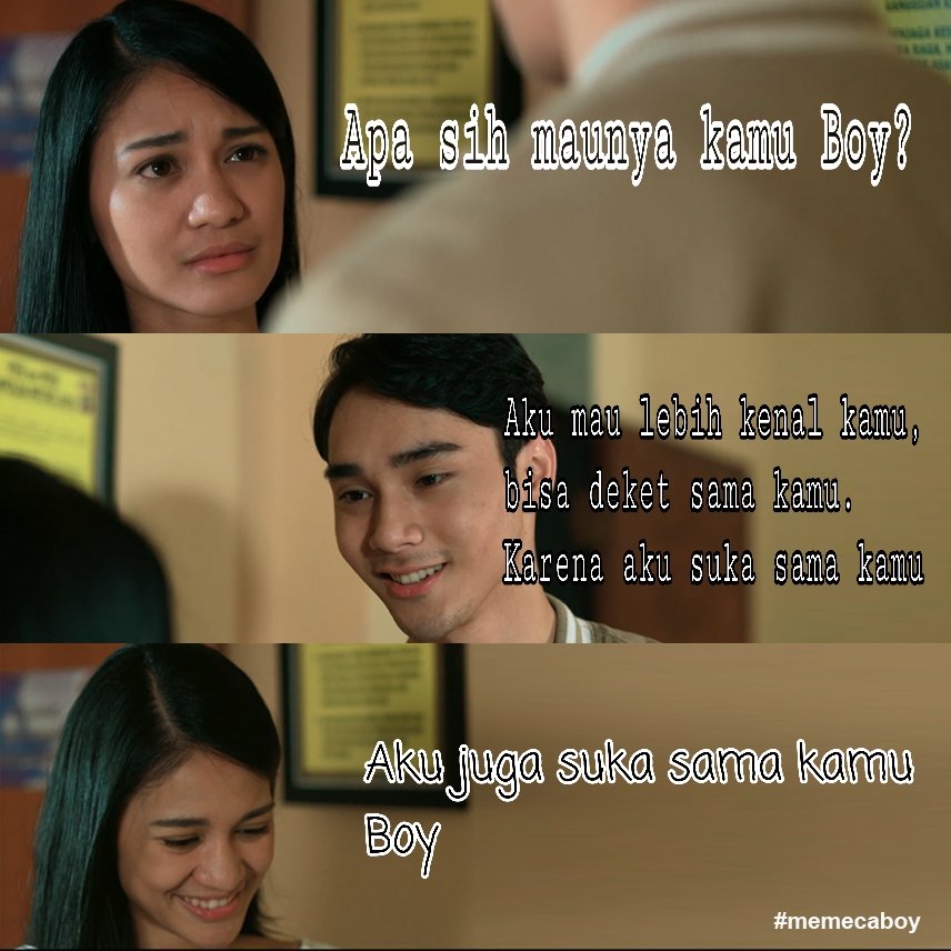 rdndinda93's tweet photo. Aku suka Kamu #memecaboy @csbnettv https://t.co/0dUaOlgyXC