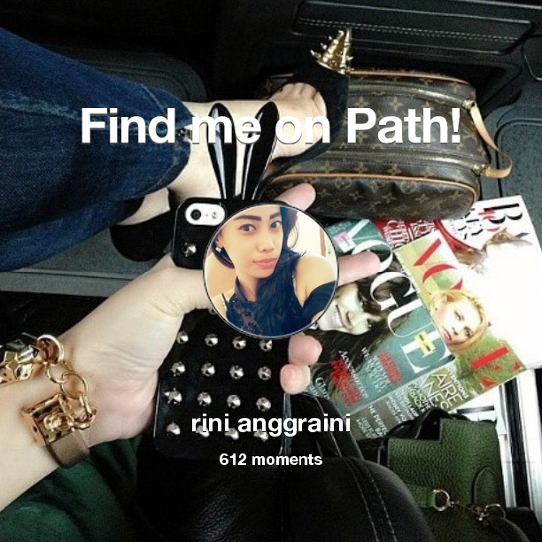rini_amora's tweet photo. Find me on #Path now! Go to https://t.co/exokVWIAVp https://t.co/HggNMxe56i