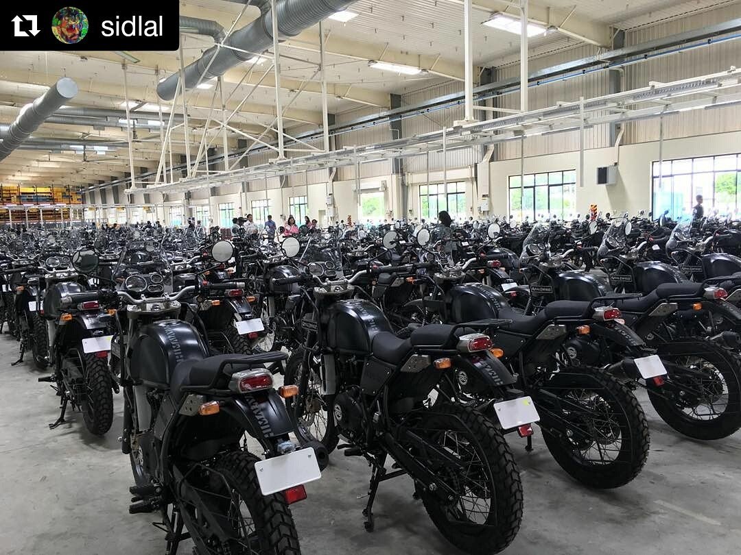 #RT <a href="/sidlal/">Sid Lal</a>.

A legion of <a href="/royalenfield/">Royal Enfield</a> #himalayan motorcycles ready to take on the mountains!
