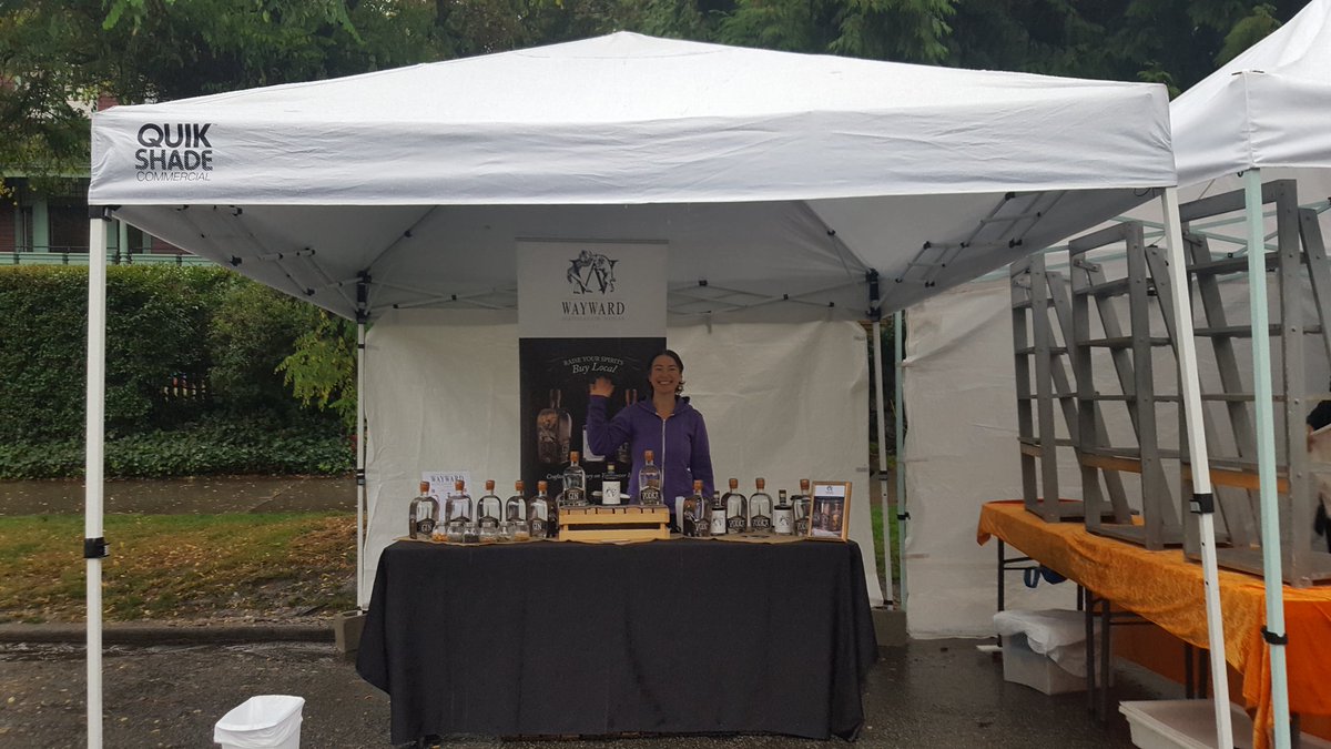 WaywardDistills's tweet photo. Grab your galoshes, it's Market Time! @VanMarkets #WestEnd #WestCoastSunshine #AwesomeHashtag https://t.co/KQwcwTUz7R