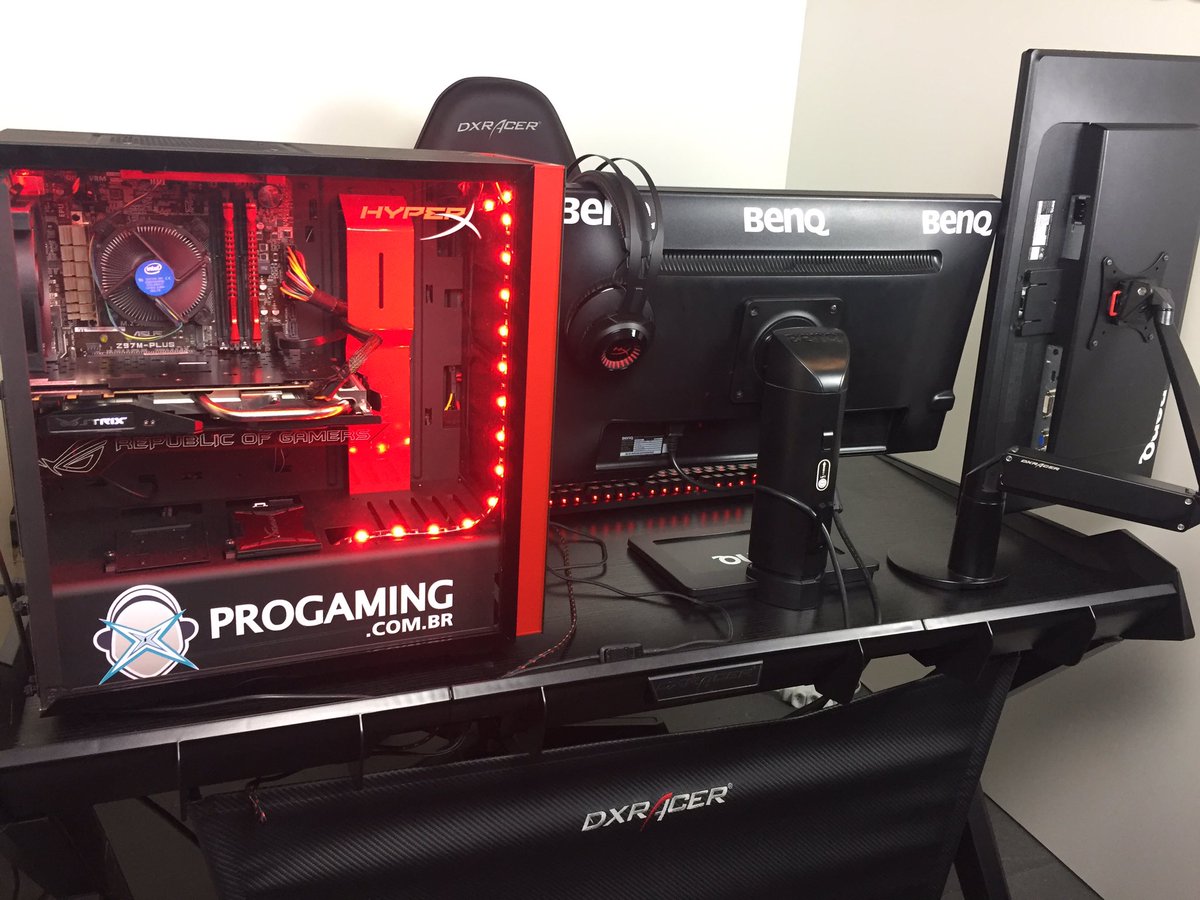 ProGaming_Store's tweet photo. Estúdio de transmissão quase finalizado. Gostaríamos de agradecer @HyperXBrasil, @DXRacerBR e @ZOWIEeSportsBr ❤️❤️ https://t.co/yygszBKKMt