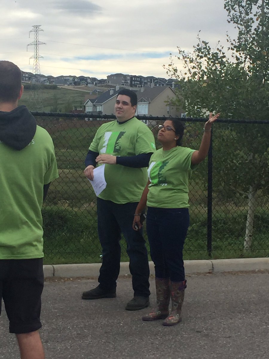 Ready to #retreeyyc at #creeksidepark #tdtreedays