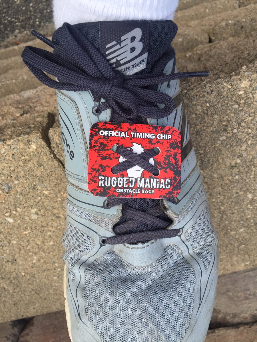 NurseMike911's tweet photo. Let's see how fast we can do this! #ruggedmaniac #timingchip #run #ruggedrookies https://t.co/Pj49ud0NHe