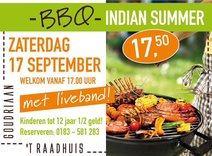 De live band en bbq staan voor u klaar #indiansummer #welkom